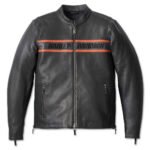 Men's Victory Lane II Leather Jacket - Black