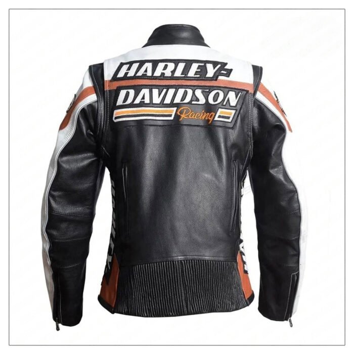 Ladies Harley Davidson Raceway Screamin Eagle Leather Jacket