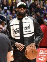 LeBron James Aimé Leon Dore Leather Jacket