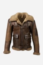 Mens B3 Aviator RAF Sheepskin Leather Jacket