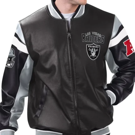 Las Vegas Raiders G-III Sports Varsity Jacket