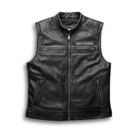 Men’s Passing Link Leather Vest