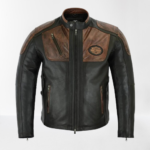 Men’s HD Triple Vent System Trostel Leather Jacket