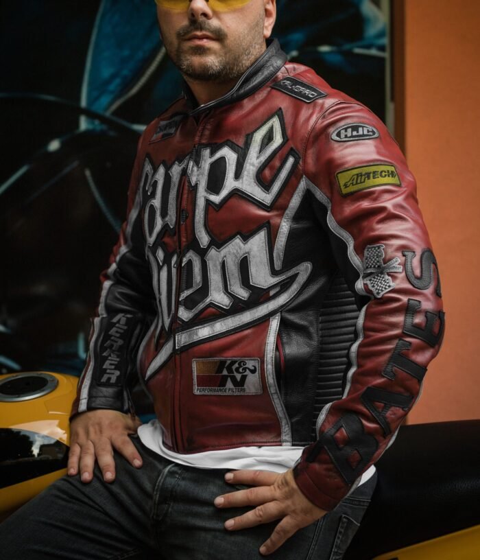 Torque Motorcycle Leather Jacket