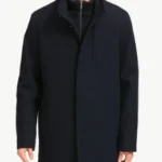 Men's Classic Premium Navy Blue Wool OverCoat