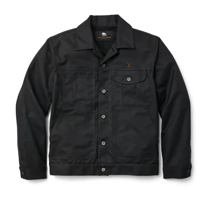 Rip Wheeler Black Cotton Jacket Yellowstone TheLeatherJacketer 001