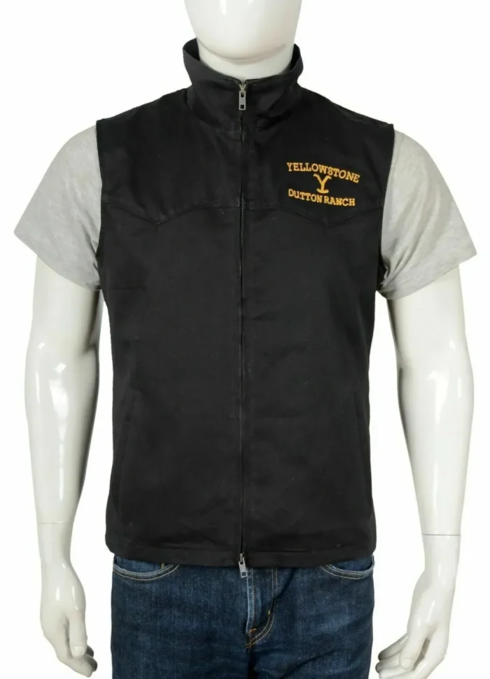 Yellowstone John Dutton Black Vest