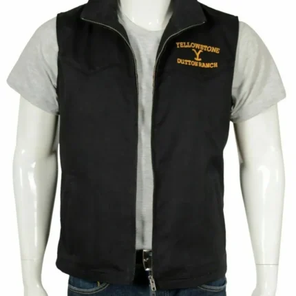 Yellowstone John Dutton Black Vest