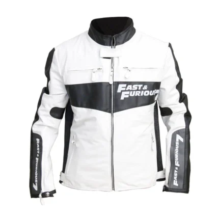 Fast and Furious 7 Dominic Toretto Racer Leather Jacket