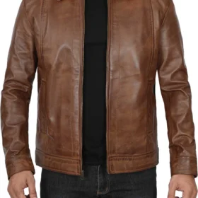 John Wick Men's Chocolate Brown Leather Jacket