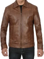 John Wick Men's Chocolate Brown Leather Jacket