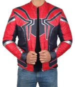 Spiderman Avengers Infinity War Leather Jacket