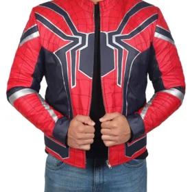 Spiderman Avengers Infinity War Leather Jacket