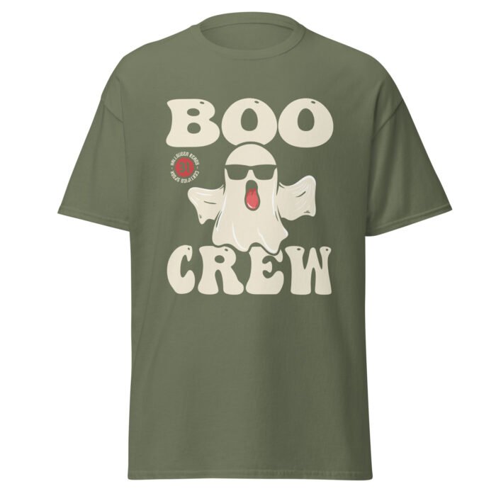 unisex classic tee military green front 66c8a4cc11af5