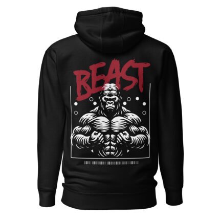 unisex premium hoodie black back 66aea9593d02f