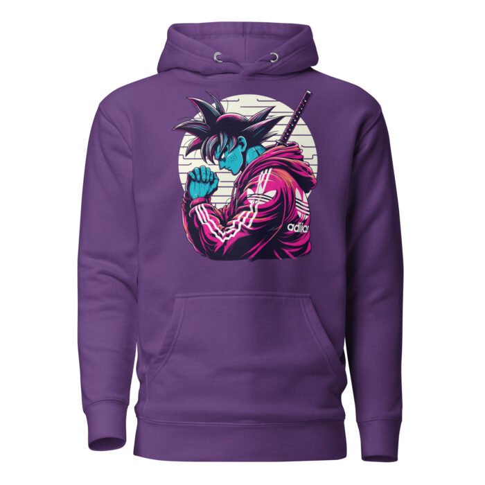 unisex premium hoodie purple front 66af9a2a16972