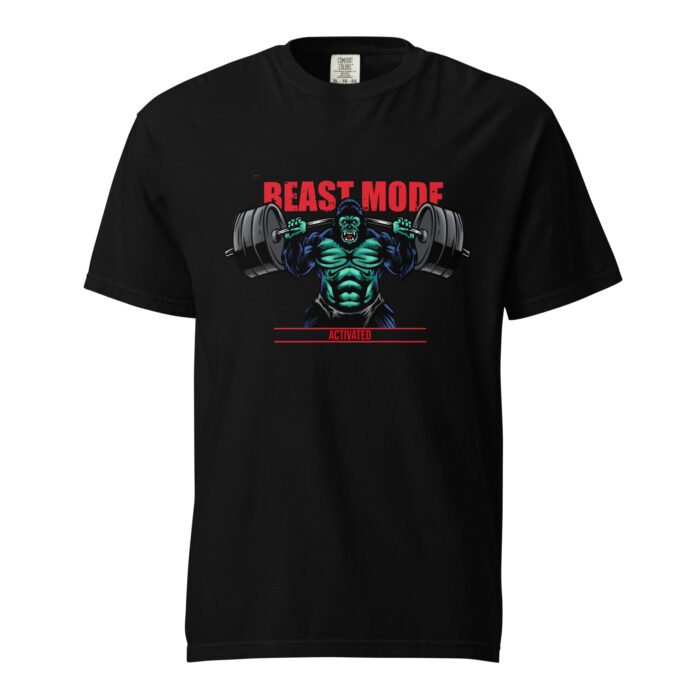 Beast Mode Unisex T-shirt Rare Leather GYM Tshirt