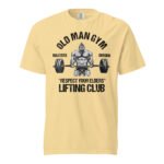 Old Man GYM Unisex T-shirt-Rare Leather-Gym Tshirts