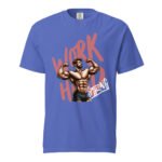 Work Hard Strong Unisex T-shirt-Rare Leather- GYM T shirts