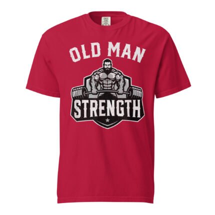 Old Man Strength Unisex T-shirt-Rare Leather- GYM T shirts