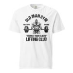 Old Man GYM Unisex T-shirt-Rare Leather-Gym Tshirts