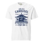 Life Is A Carousel Unisex t-shirt rare-leather