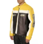 Avirex Leather Jacket Yellow